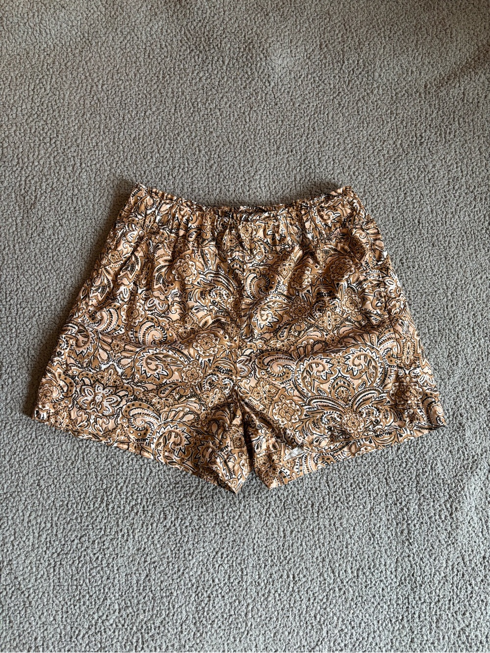 Pretty J. Crew Cotton Paisley Shorts